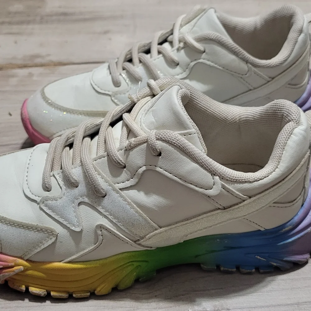 FabKids Rainbow Sole Sneakers